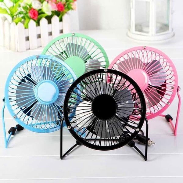 Kipas Angin Besi Kecil Portable 5 Inch USB Mini Fan 5Inch