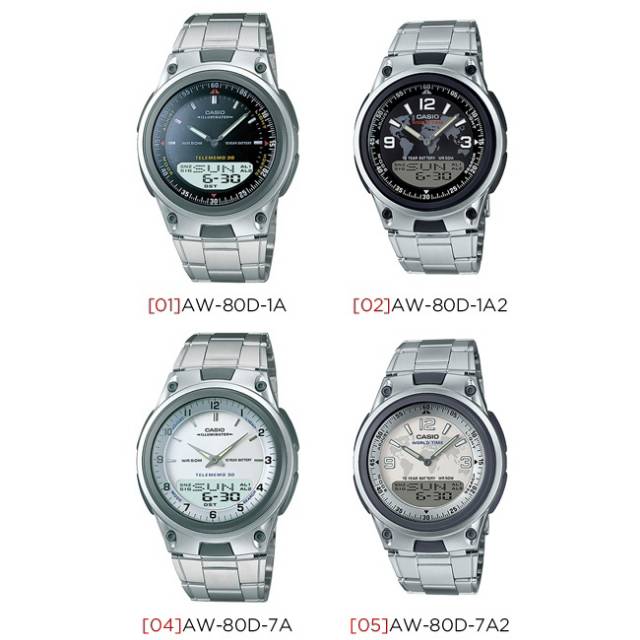 Jam Tangan Pria Casio AW-80D Series Original Casio AW-80D