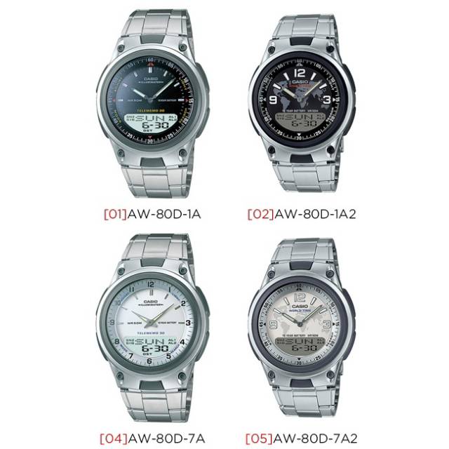 Jam Tangan Pria Casio AW-80D Series Original Casio AW-80D