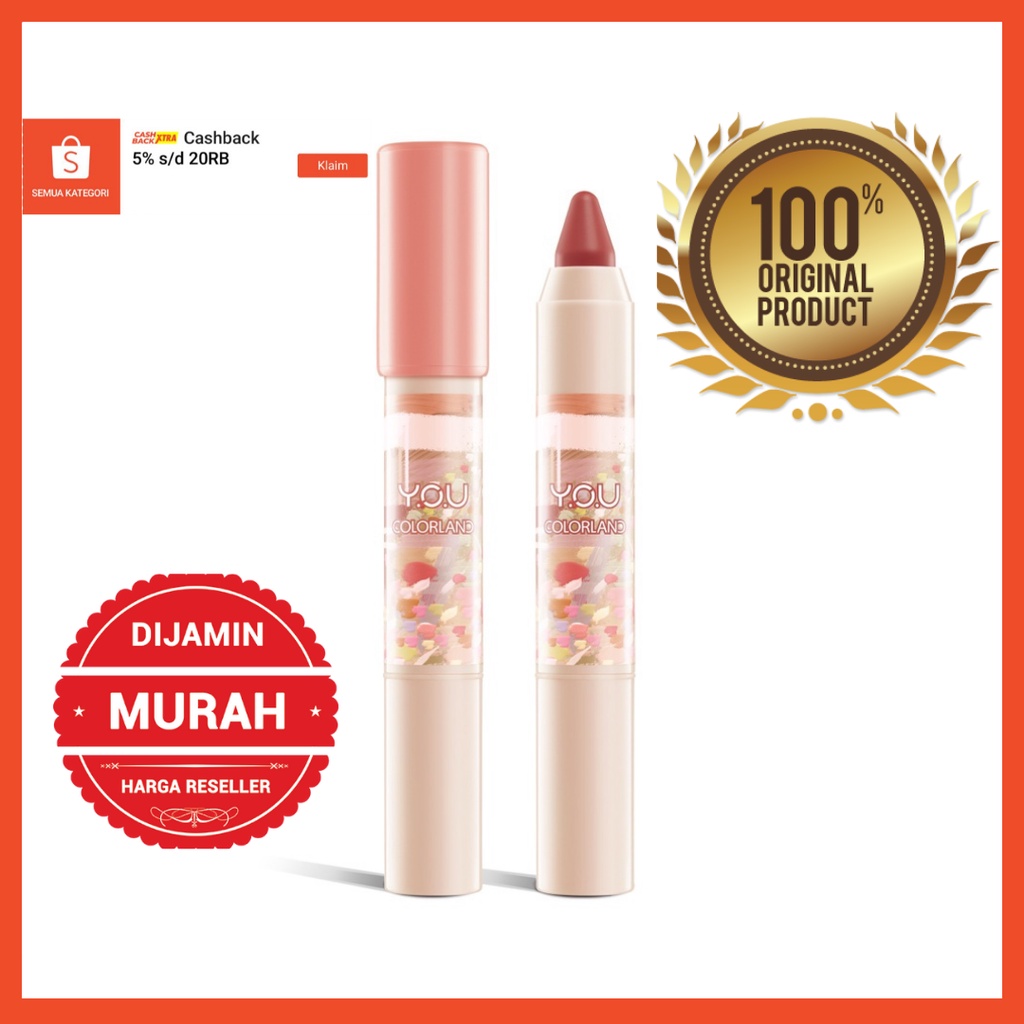 YOU Colorland Velvet Art Lip Crayon