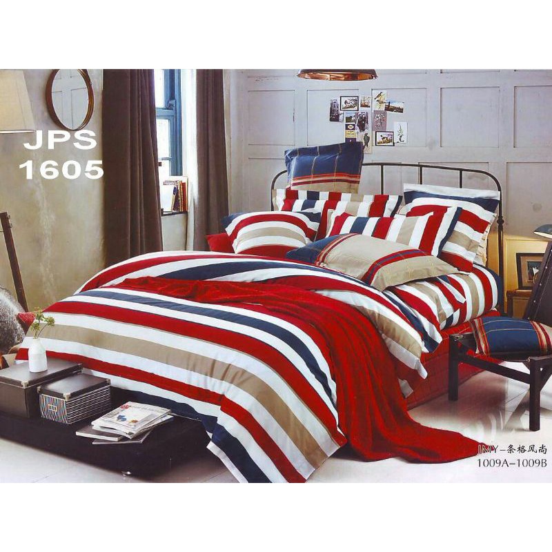 Sprei 160x200x30cm beserta bedcover