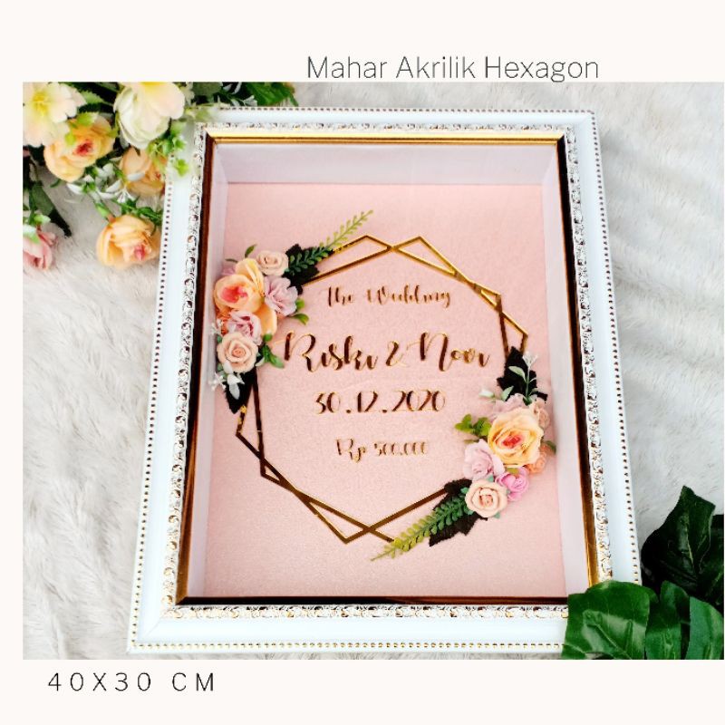 

mahar akrilik simple