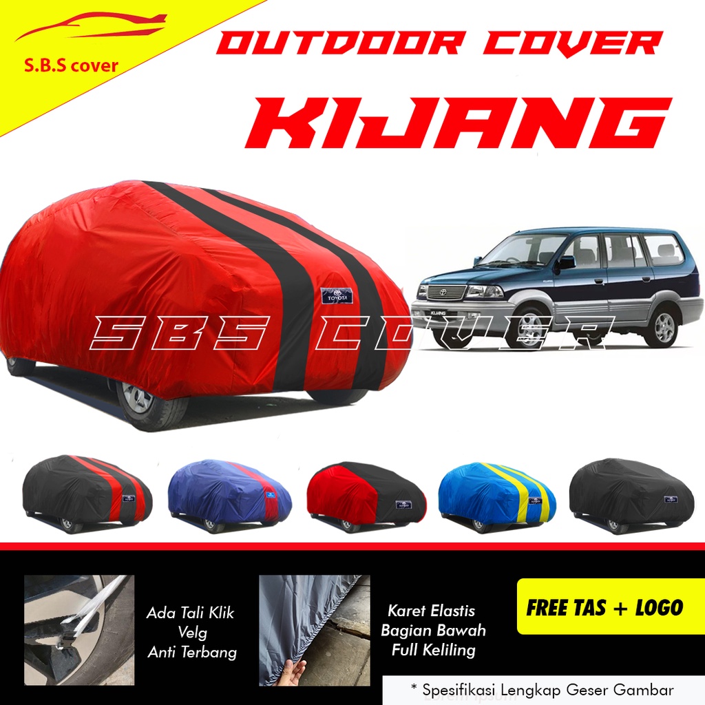 Body Cover Mobil Kijang long Sarung Mobil kijang long/kijang krista/kijang super/kijang lgx/kijang kapsul/kijang innova/innova lama/new innova/innova reborn/phanter/panther/xpander