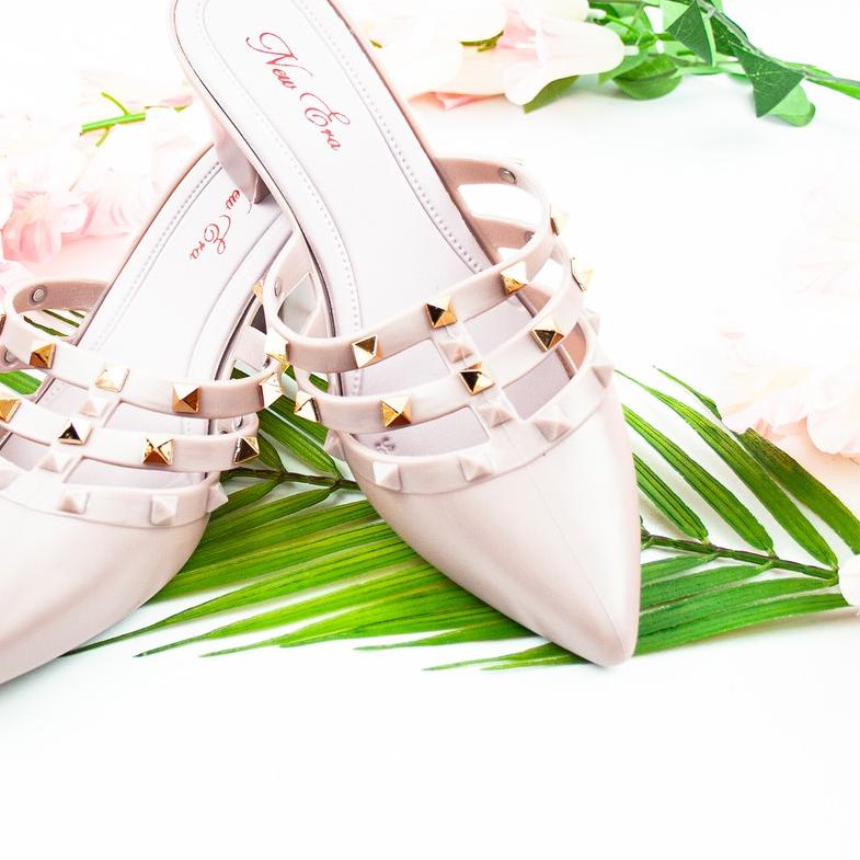 ☊ Sepatu Jelly Wedges Studed Tinggi 3 cm lb13003 new era ❈