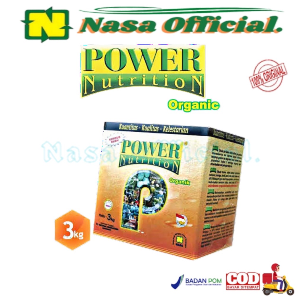 PUPUK ORGANIK PELEBAT BUAH - PERANGSANG BUAH - POWER NUTRITION 3 KG ORIGINAL NASA - PUPUK BUAH - PUP