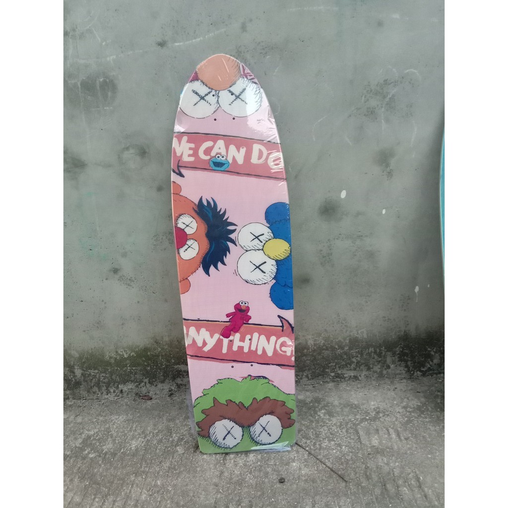 Dek Skate Surfing 34 * 10.25 Inci Dengan Desain COLD PRESS CANANDIAN MAPLES DECK