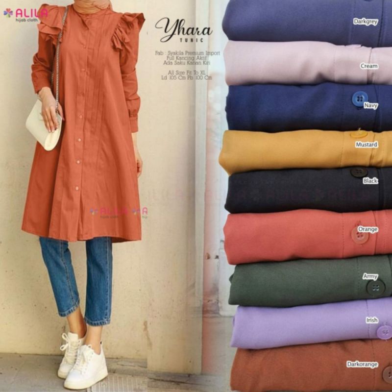 Yhara Tunik By Alila (stok tgl 01 Juni 2022)