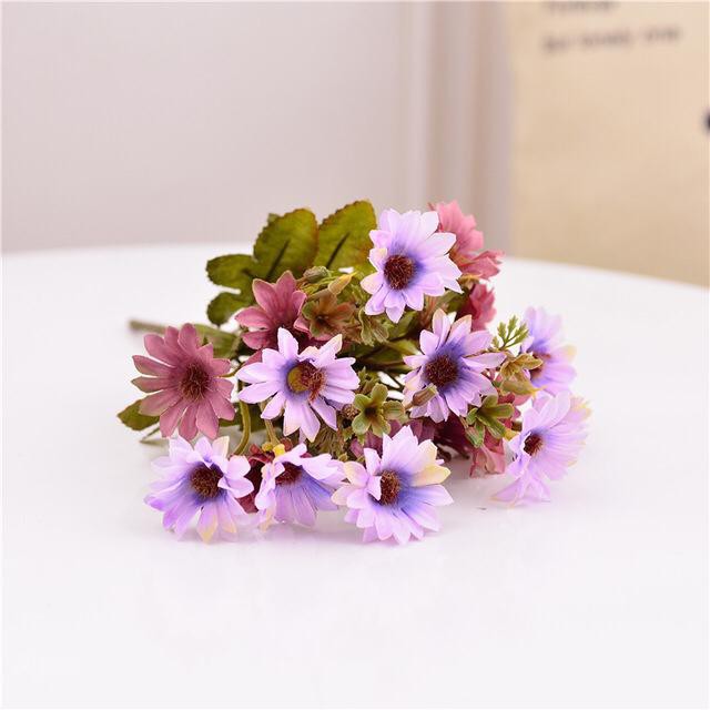 COD BUNGA MATAHARI  BUNGA TANGKAI PLASTIK BUNGA ARTIFISIAL BUNGA PAJANGAN BUNGA HIASAN BT9022-UNGU