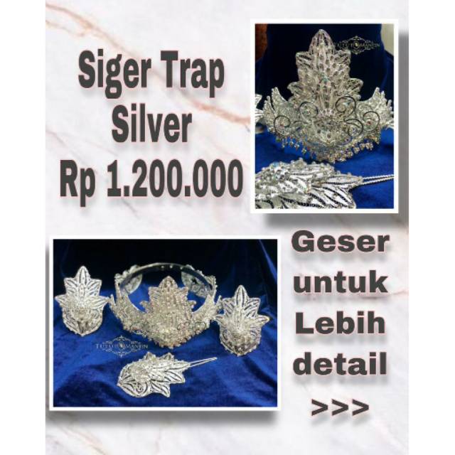 SIGER TRAP SILVER BARU / SIGER SUNDA