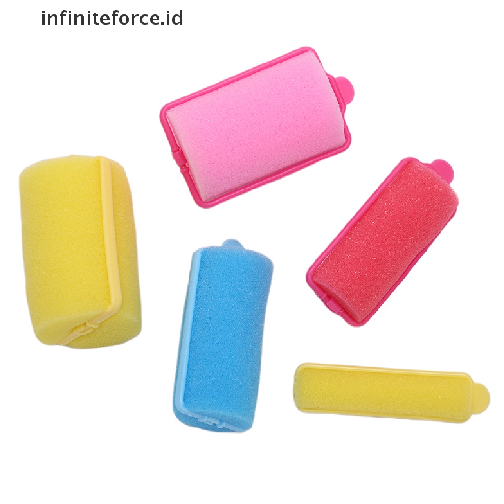 Infiniteforce.id 1 Set Roller Spons Pengeriting Rambut Gaya Vintage