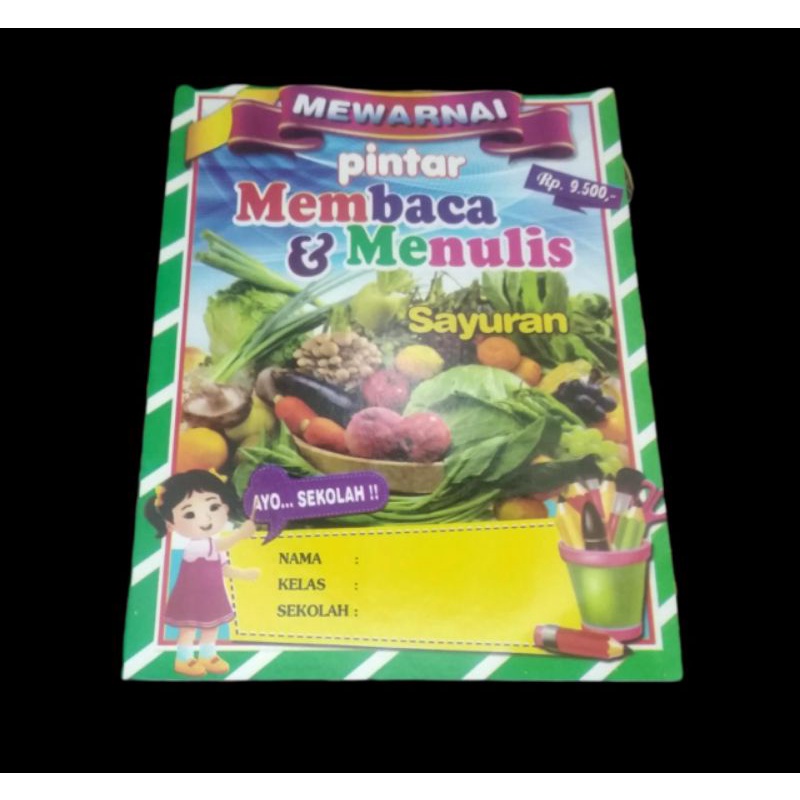 BUKU MEWARNAI ANAK PAUD /MEMBACA DAN MENULIS