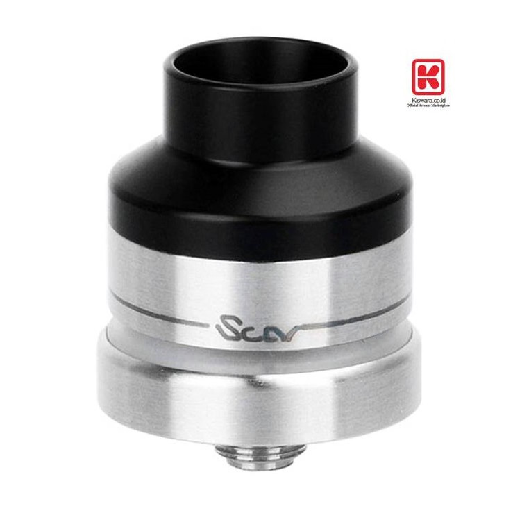 Scar Atty 22 RDTA Atomizer - SILVER [Clone SXK] KiswaraBandung