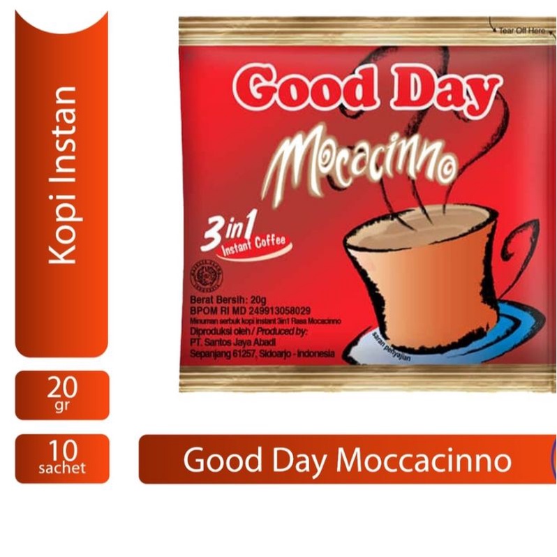 GOOD DAY RENCENG 20G X 10SACHET