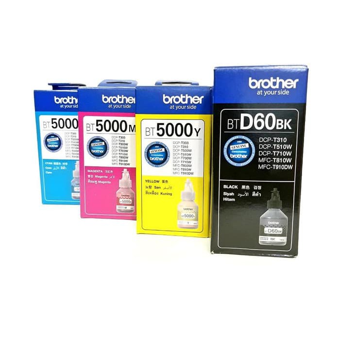 TINTA PRINTER BROTHER BT5000 COLOUR / BT60BK BLACK