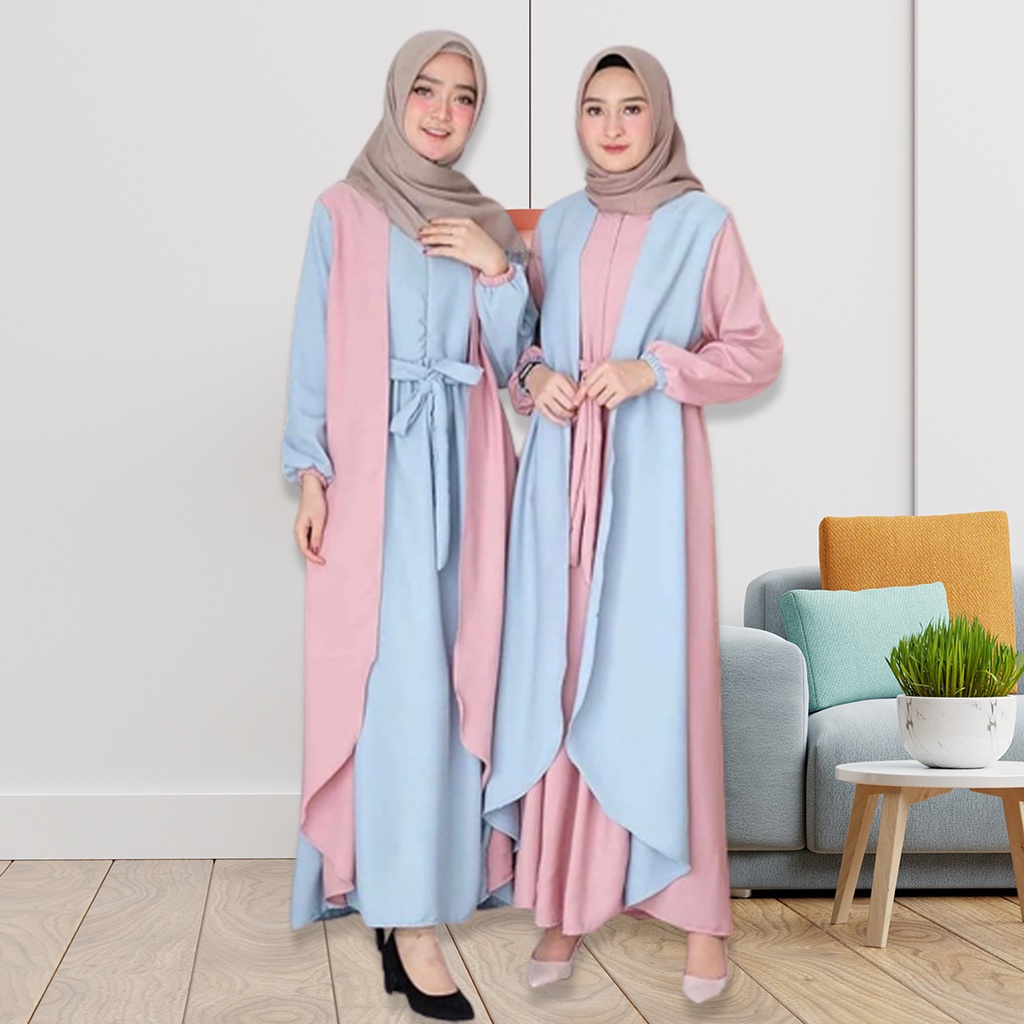 BAJU MUSLIM WANITA / RAMADHANI DRESS / DRESS WANITA / GAMIS TERBARU