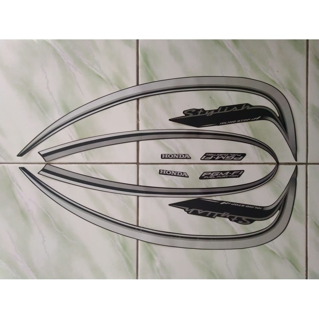 stiker striping sticker motor honda Scoopy stylish 2015 2016