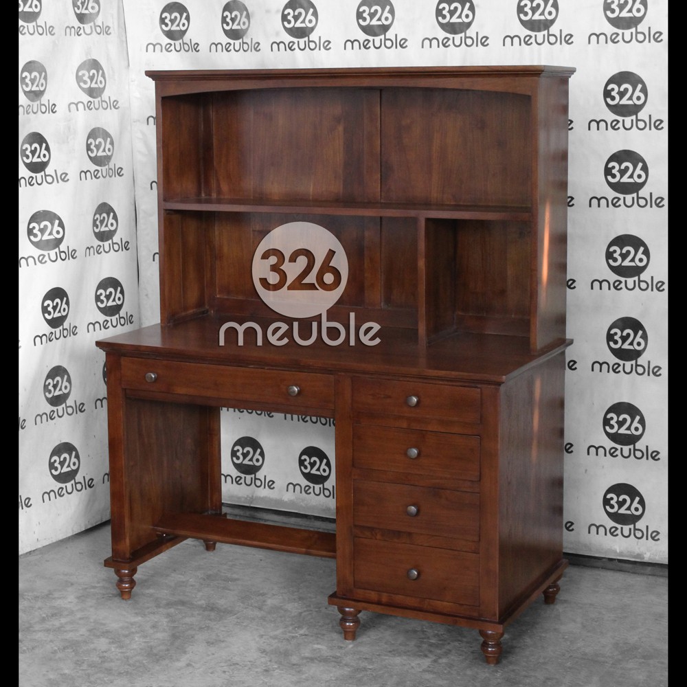 Meja Belajar Minimalis Jati Mebel Jepara - Meja Belajar Anak