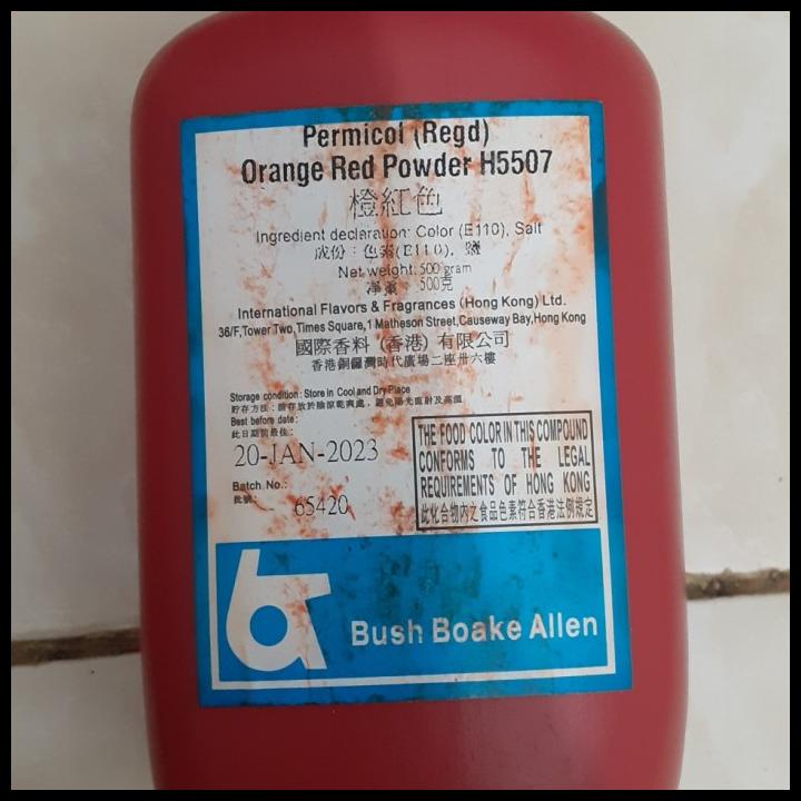 

TERBARUU!! Permicol H5507 warna Orange red 500gr TERBARU