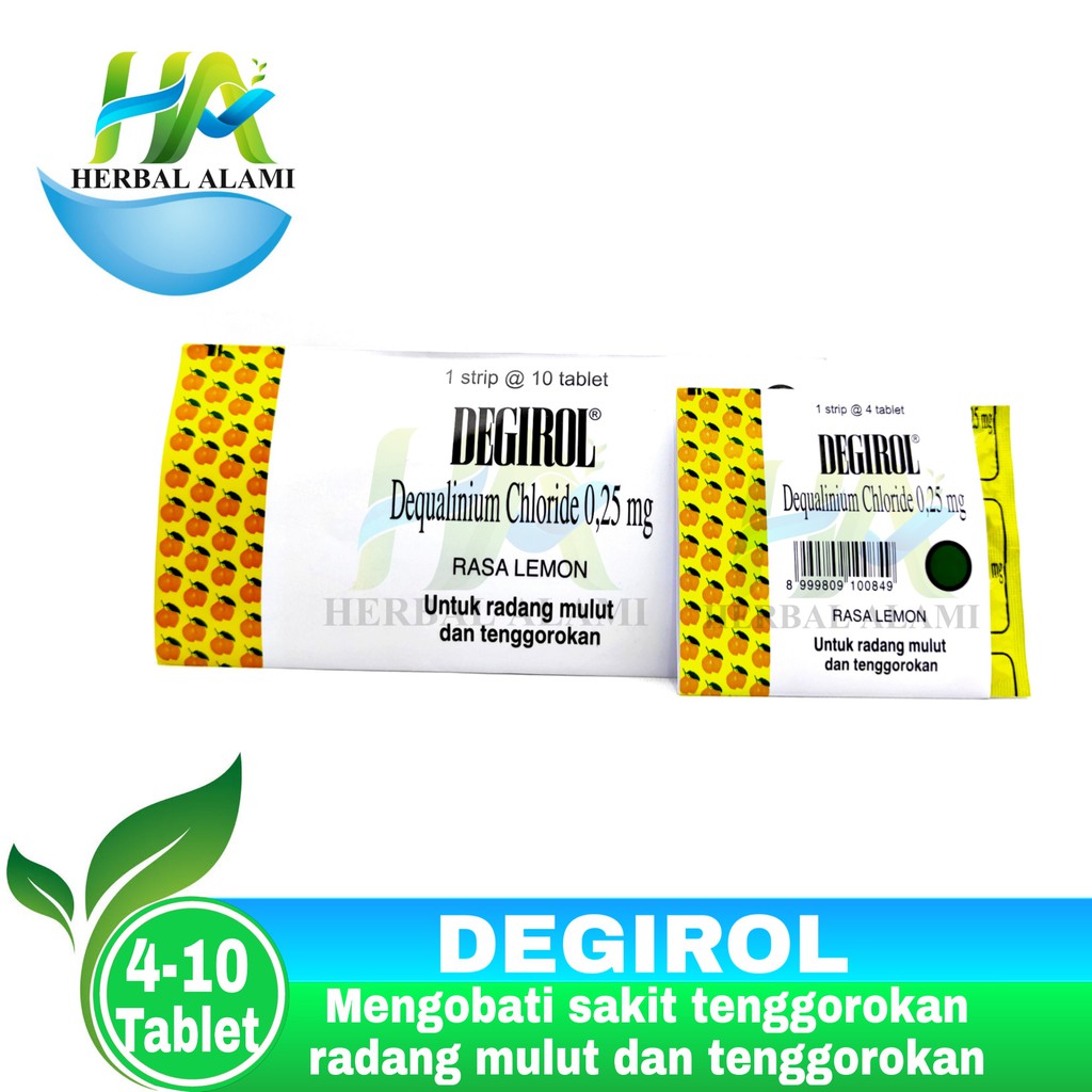 Degirol Strip - Obat Radang Mulut &amp; Tenggorokan