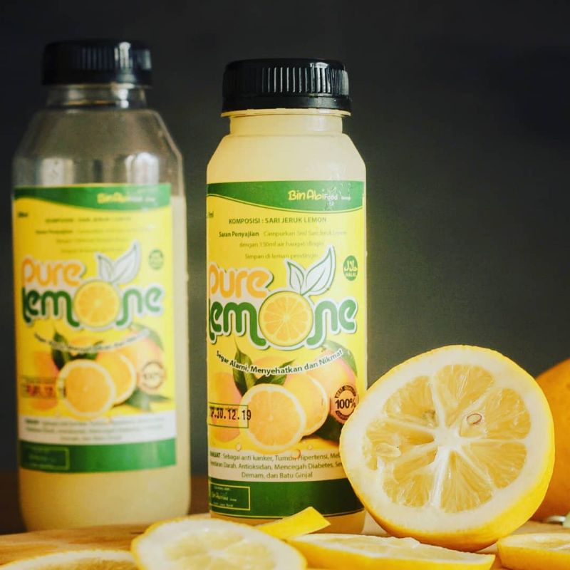 

SARI LEMON / LEMON MURNI / MINUMAN SARI LEMON ASLI 100 % / PURELEMONE 250 ML