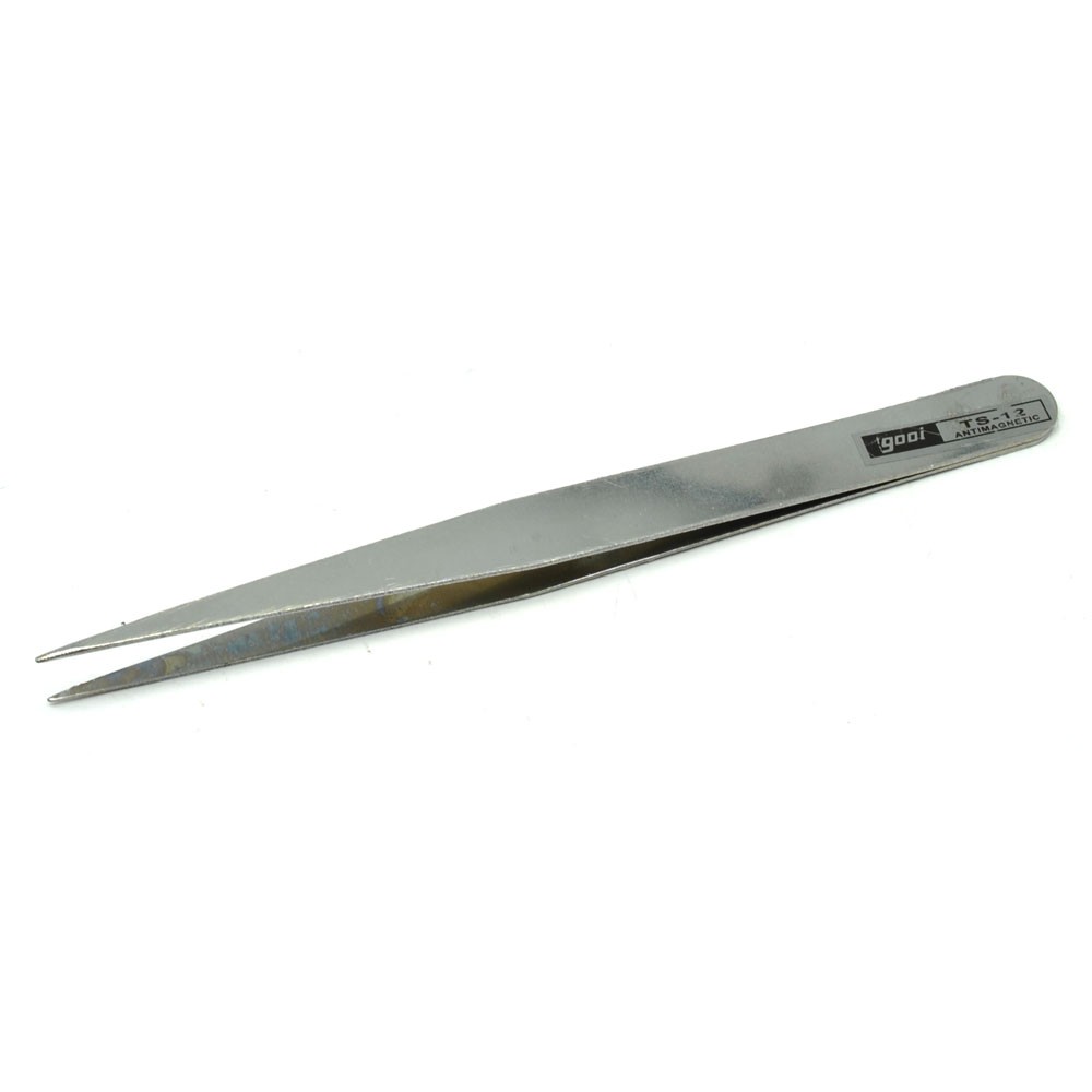 Pinset Lurus Siku Stainless Steel Laboratorium / Alat Bantu Pick