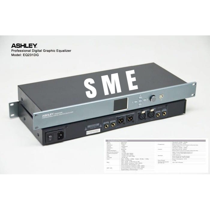 EQUALIZER ASHLEY EQ231DG DIGITAL