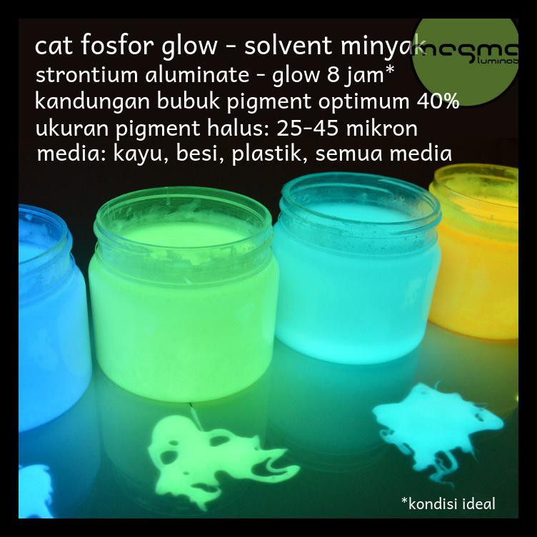 Ready Cat Fosfor Basis Minyak | Magma Luminos - Lemon Green - Turquoise
