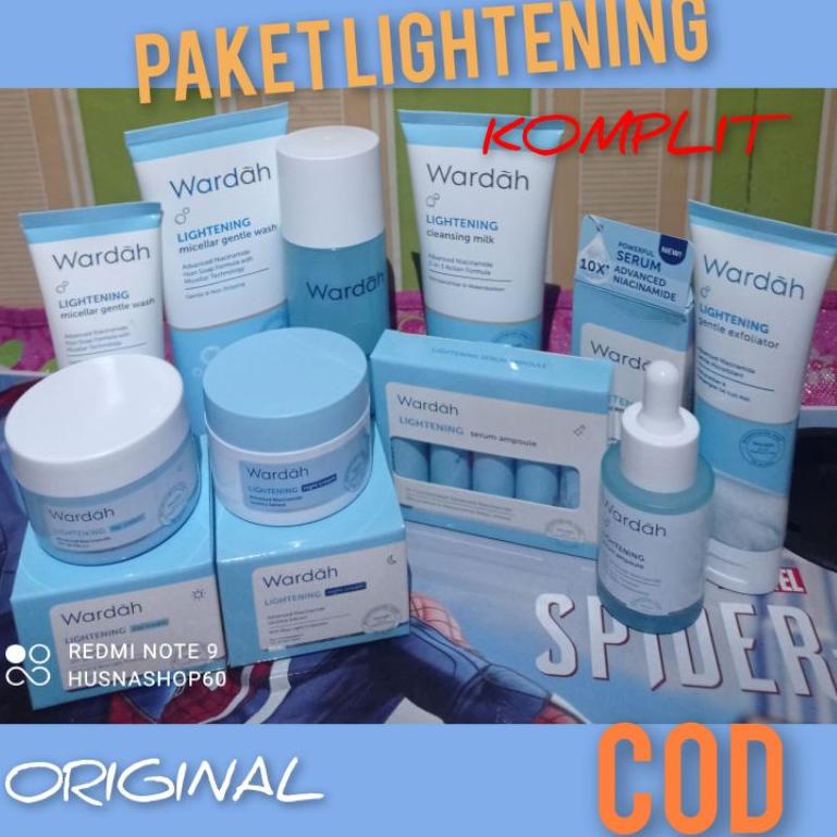 [KODE PRODUK 8JHSZ6988] Paket Wardah Lightening Lengkap / 1 Paket Lengkap Komplit Sepaket Untuk Kuli
