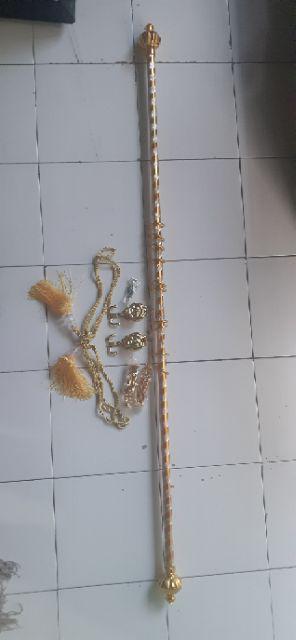 Batang Gorden / Rolet / Rel Bulat 1,5m - 2m