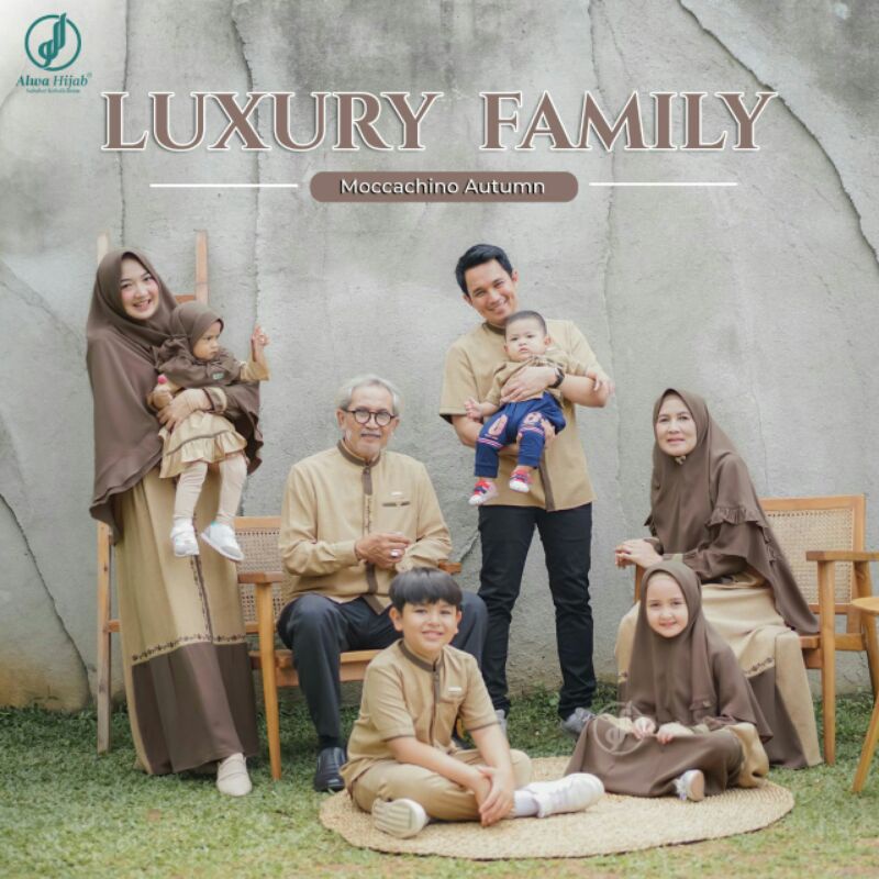 (READY STOK)sarimbit LUXURY FAMILY MOCCACHINO AUTUMN