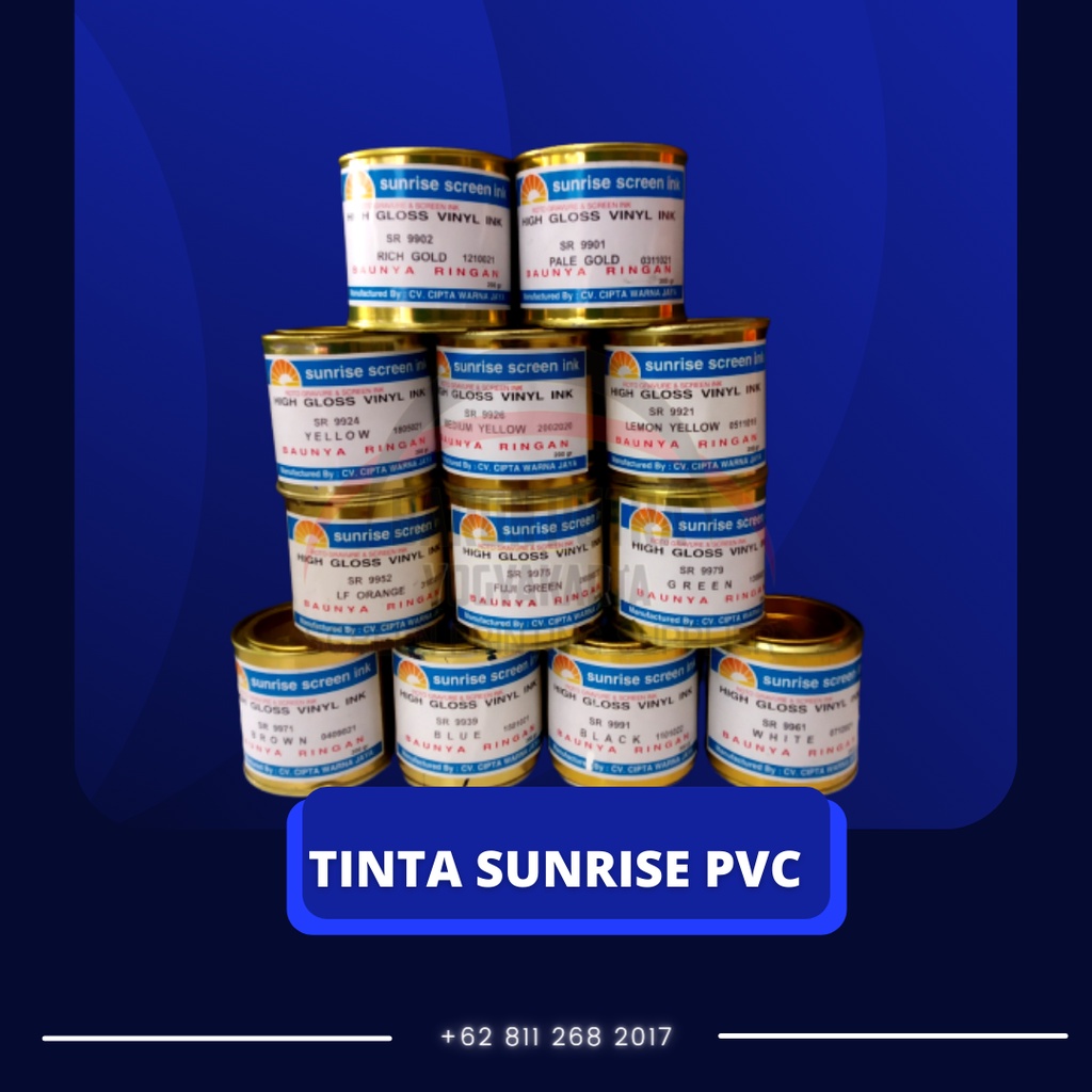 

SUNRISE SR PVC TINTA SABLON KERTAS 500 GRAM