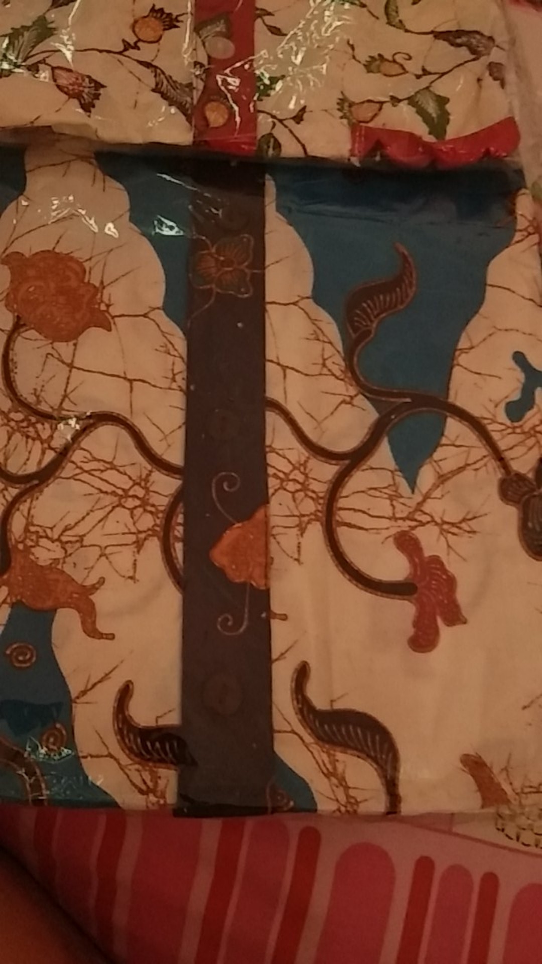 Kemeja Anak 259 Batik Hem Atasan Katun Dasar Putih Seragam Keluarga