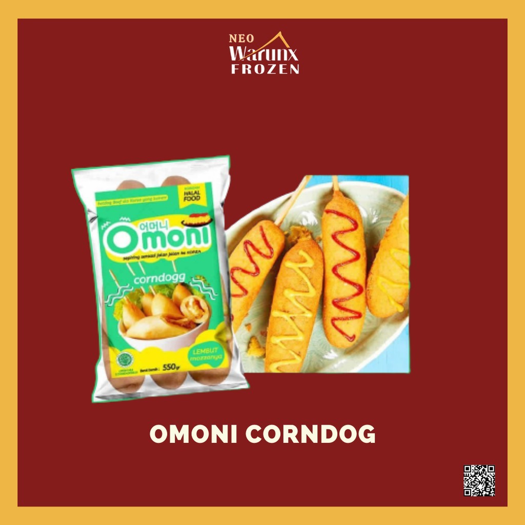 Omoni Corndog , Berat 500gr [HALAL]