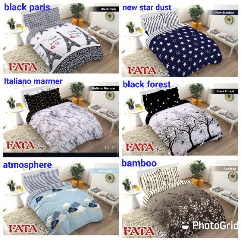 Harga bed cover bonita no 3