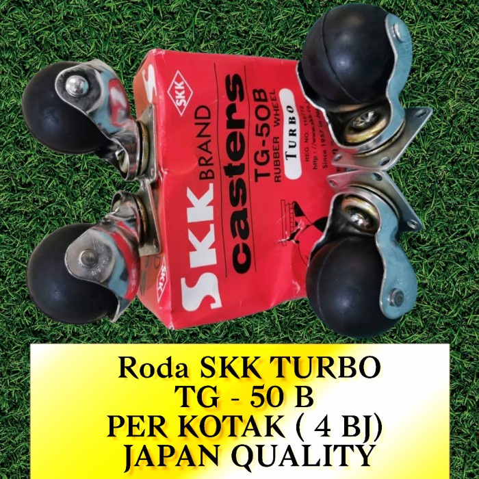 Roda SKK TG 50 B / Rubber / Roda Etalase Lemari / Bulat Karet Kursi