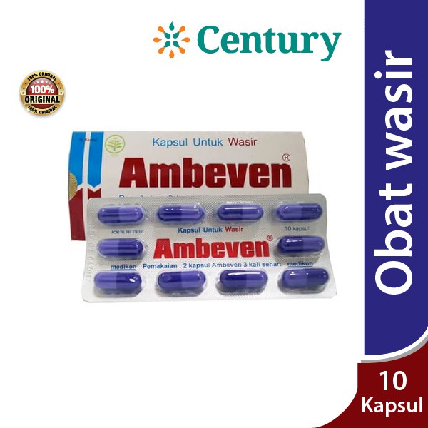 Ambeven 1 Strip / Obat Wasir / Ambeien