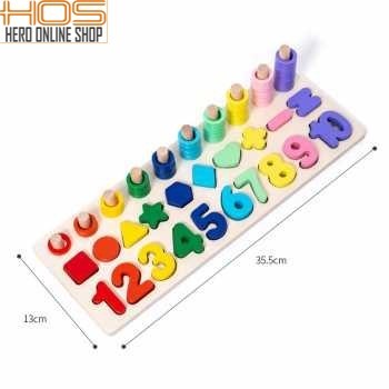 Mainan Anak Montessori Shape Matching Children Toy