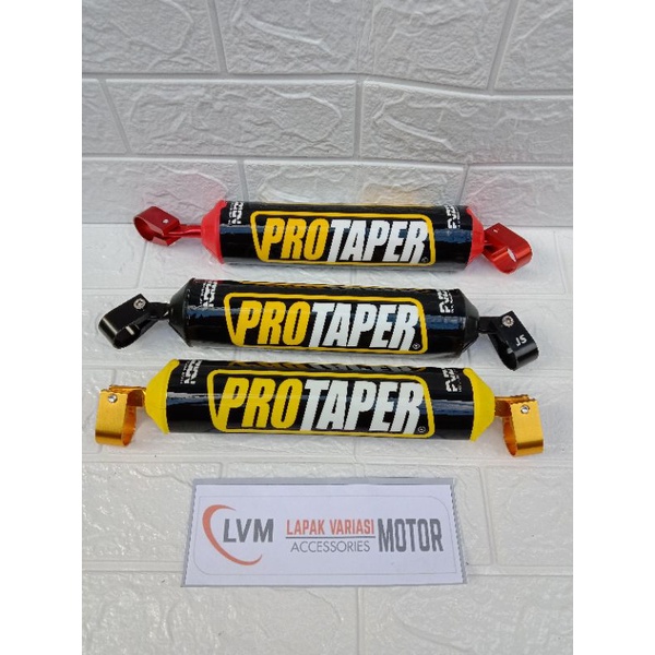 busa stang protaper bulat plus stabilezer stang protaper busa stang fatbar klx crf rx king vixion