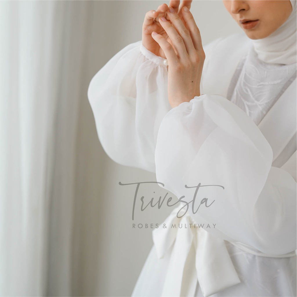 Aurora Hijab Robe Collection -KIMONO ROBE PENGANTIN BERHIJAB HIJAB RECOMENDED