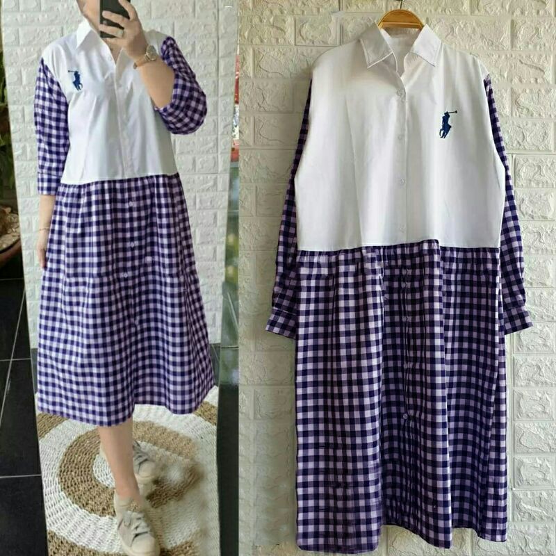 Atasan Top Tunik Katun Shakila Tria Bordir