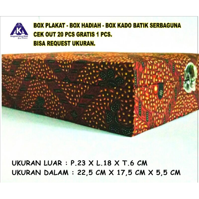 BOX PLAKAT BATIK BOX PLAKAT MOTIF BATIK TURUMTUM MURAH