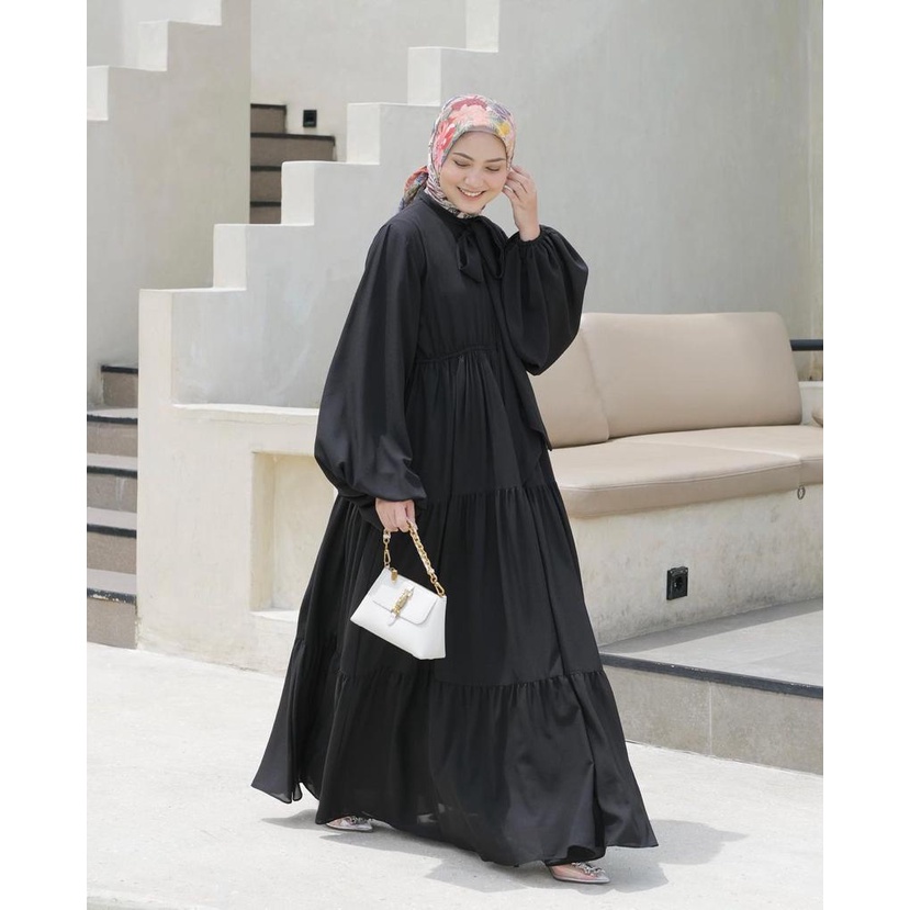 1KG MUAT 3PCS | GANI DRESS RUFFLE SUPER FLOWY AIRFLOW CRINKLE OOTD HARI RAYA FASHION GROSIR WANITA TERMURAH