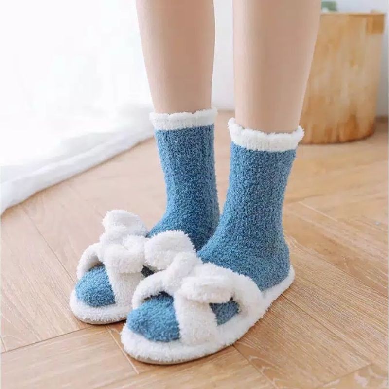 Ready Kaos kaki winter Kaos kaki wool kaos kaki hangat unisex dewasa/anak