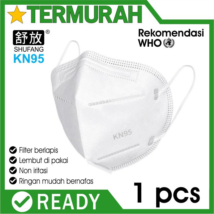 MASKER N95  ANTI VIRUS 5 PLY (5 LAPIS ) ada sertifikat surgical KN N 95 mask 5ply kn-95 n-95