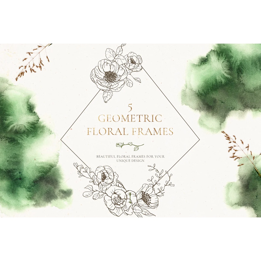 Vector Flowers Village Houses