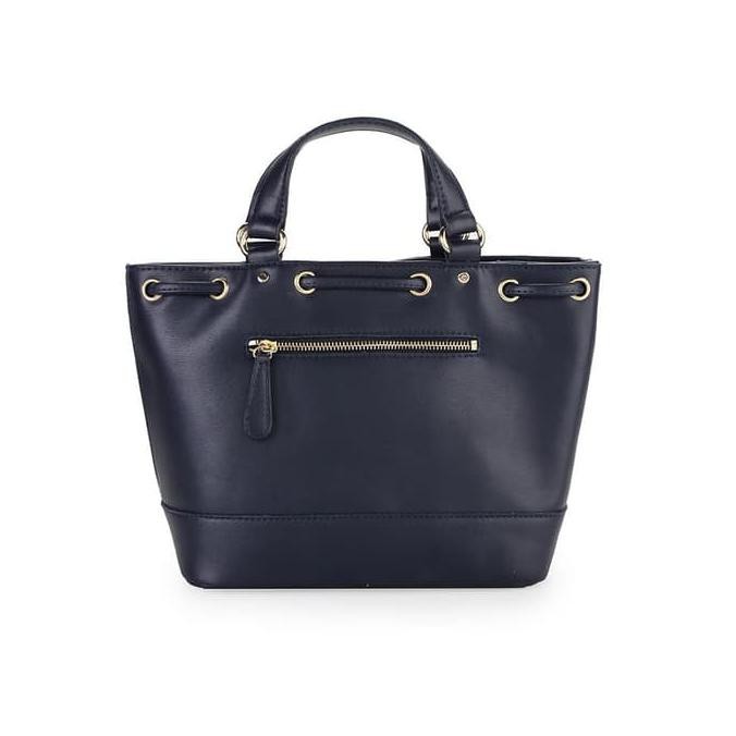 Siap Kirim ..! Les Catino Tas Wanita Lovina Drawstring Navy Blue .,.,.