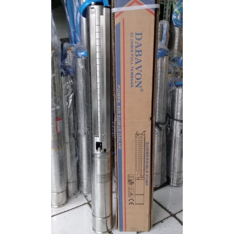 Pompa Satelit/Submersible 4” Dabavon/Nasional MC 1,5 Hp Stainless