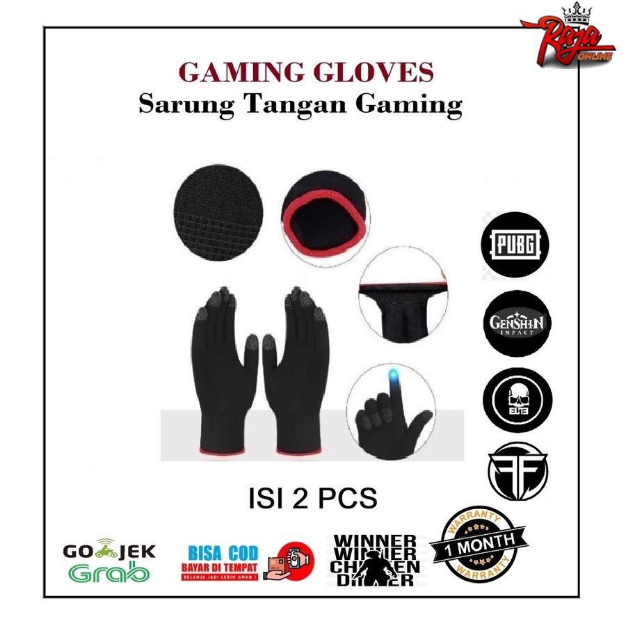 SZ17 - Sarung Tangan Gaming 2Pcs Layar Sentuh HP Telefinger Glove