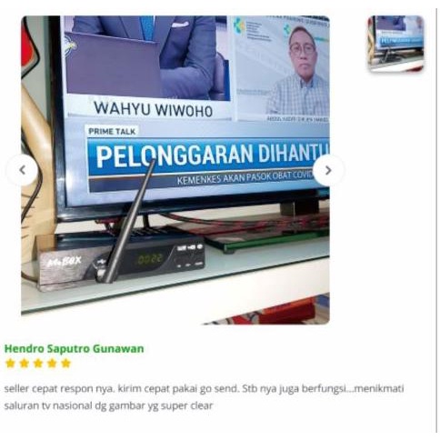 STB DVB T2 Penerima SInyal TV Digital - Free HDMI