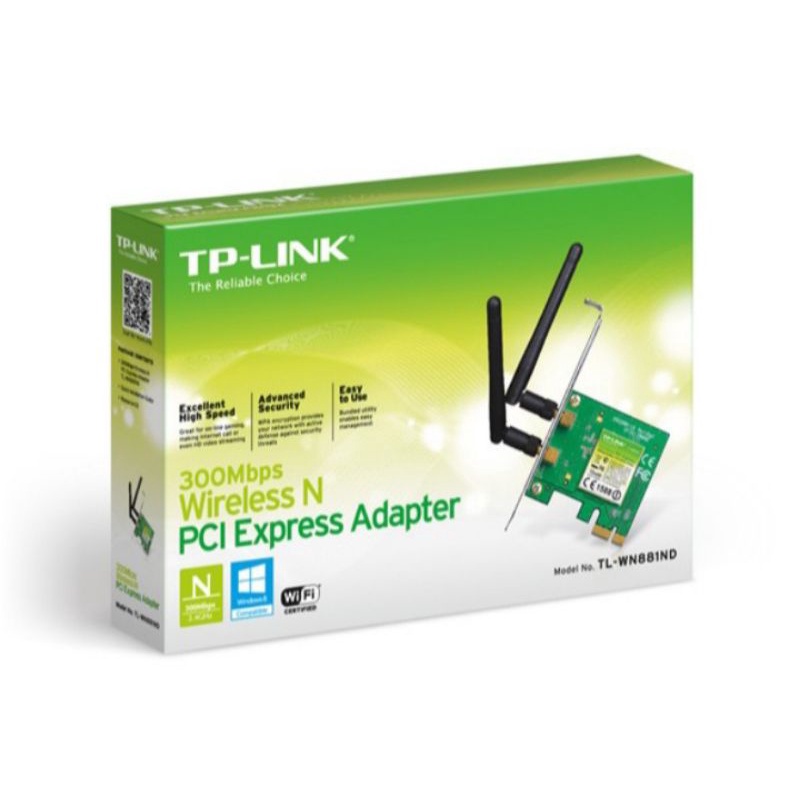 Tplink TL-WN881ND Wireless N PCI Express Adapter Wifi